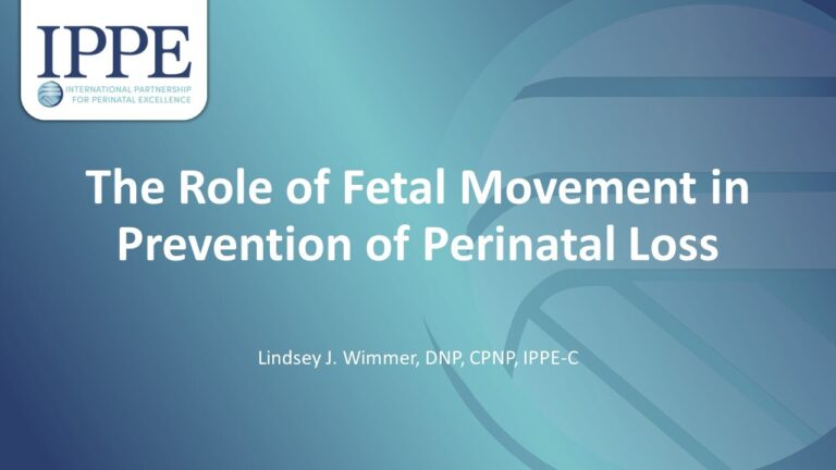The Role of Fetal Movement in Prevention of Perinatal Loss – Allied Health