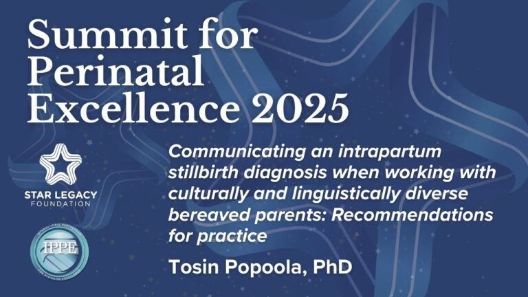 Communicating an intrapartum stillbirth diagnosis when working with culturally and linguistically diverse bereaved parents: Recommendations for practice