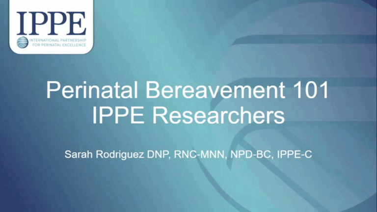 Protected: Perinatal Bereavement 101 for IPPE Researchers